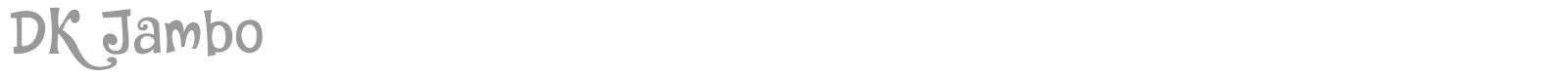 DK Jambo font preview
